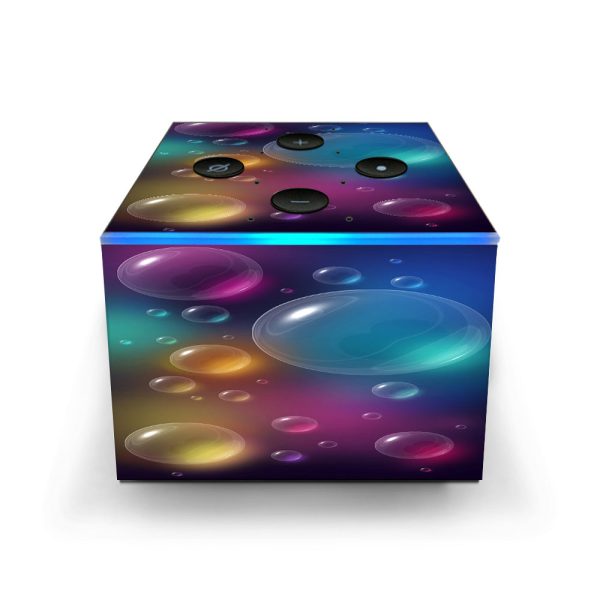 Rainbow Bubbles Colorful Amazon Fire TV Cube Skin Online Sale
