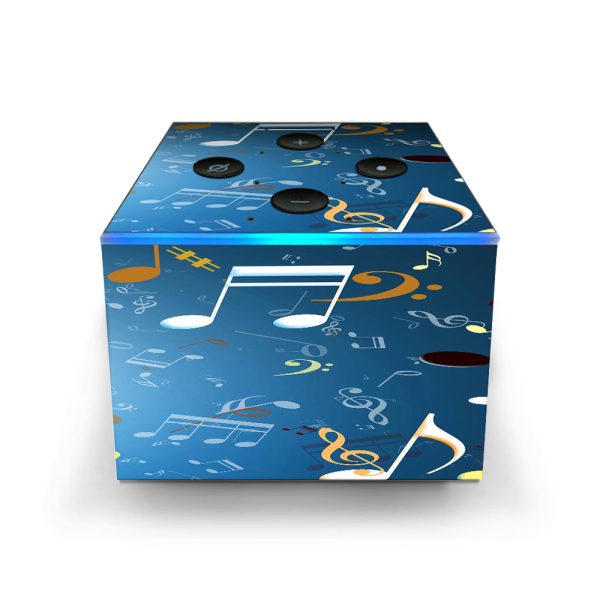 Flying Music Notes Amazon Fire TV Cube Skin Discount