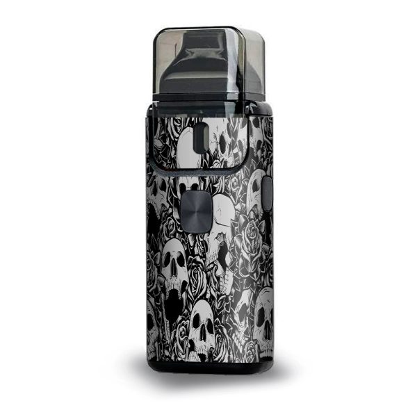 Skulls N Roses Black White Screaming Aspire Breeze 2 Skin For Sale