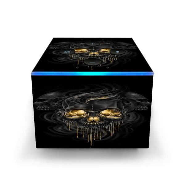 Golden Skull, Glowing Skeleton Amazon Fire TV Cube Skin Sale