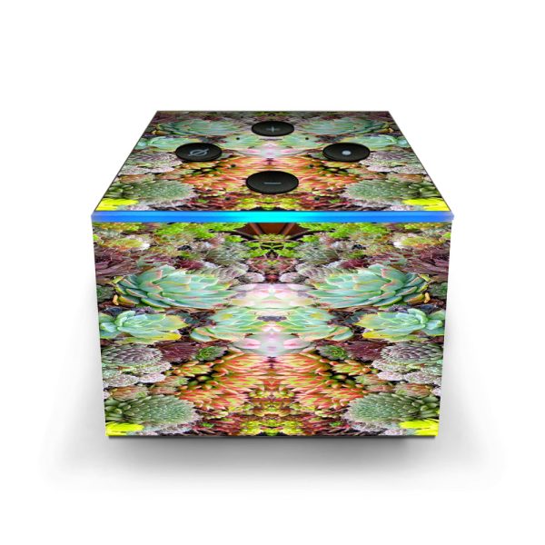 Succulents Floral  Amazon Fire TV Cube Skin Discount