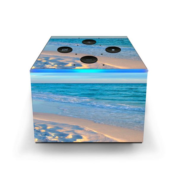 Beach White Sands Blue Water Amazon Fire TV Cube Skin Online