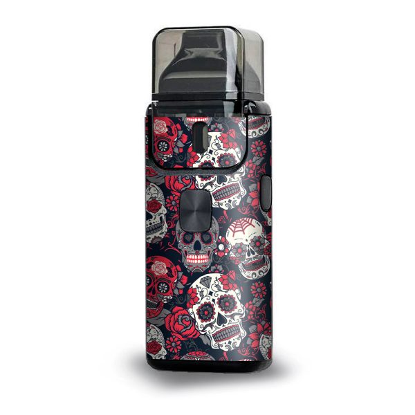 Sugar Skulls Red Black Dia De Los Aspire Breeze 2 Skin For Discount