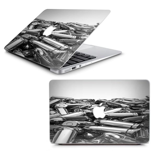 Silver Bullets Polished Black White Macbook Air 13  A1369 A1466 Skin Sale