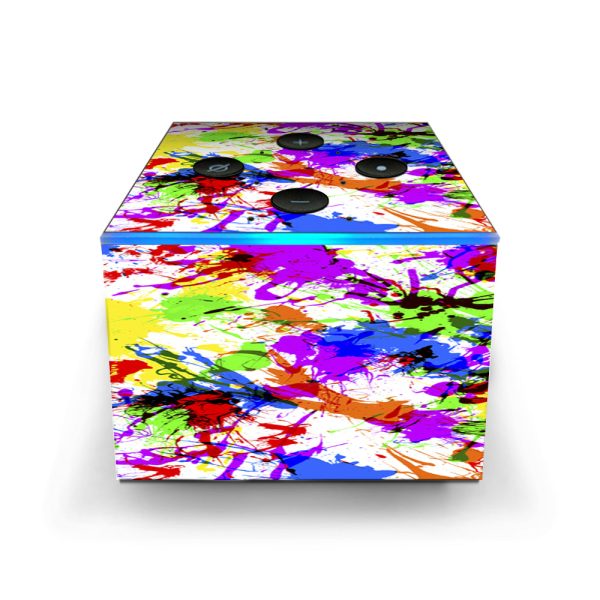 Paint Splatter Amazon Fire TV Cube Skin For Cheap