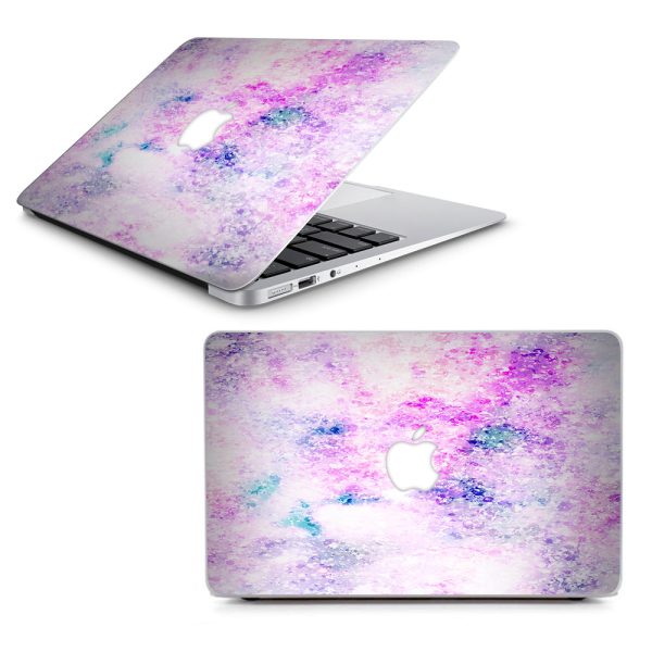 Pastel Crystals Pink Purple Pattern Macbook Air 13  A1369 A1466 Skin Hot on Sale