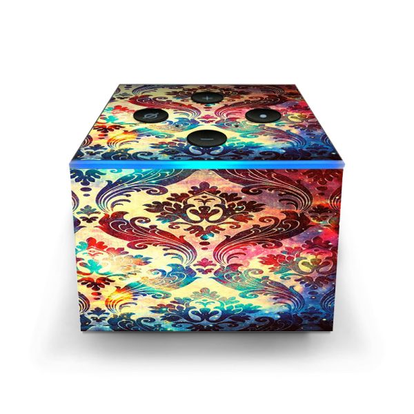 Galaxy Paisley Antique Amazon Fire TV Cube Skin For Sale