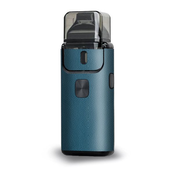 Blue Teal Leather Pattern Look Aspire Breeze 2 Skin on Sale