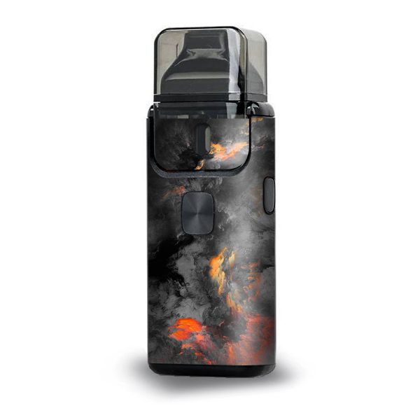 Grey Clouds On Fire Paint Aspire Breeze 2 Skin Online