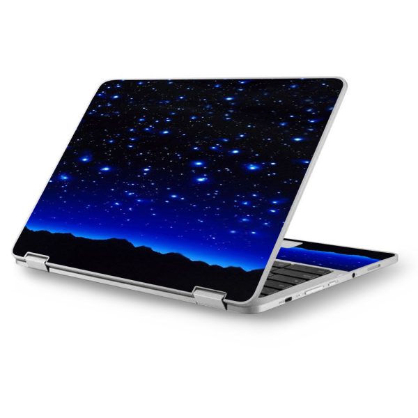 Star Shower Falling Meteors Asus Chromebook Flip 12.5  Skin For Cheap