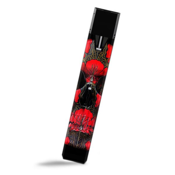 Dark Flowers Skull Art Smok Fit Ultra Portable Skin For Cheap
