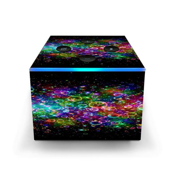 Rainbow Bubbles Amazon Fire TV Cube Skin Hot on Sale