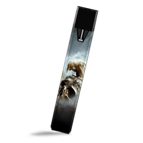 Skull Barbed Wire White Ravens Smok Fit Ultra Portable Skin For Cheap
