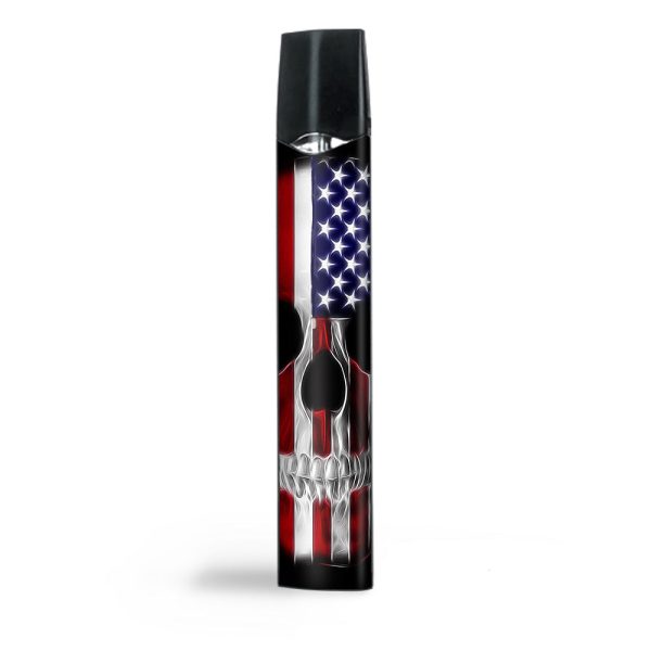 American Skull Flag In Skull Smok Infinix Ultra Portable Skin Online now