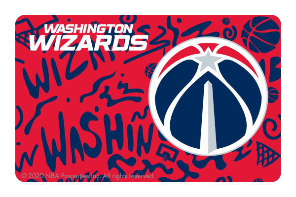 Washington Wizards: Team Mural Cheap