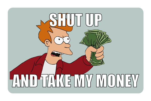 Take My Money Hot on Sale