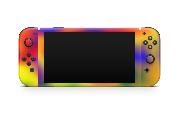 Nintendo Switch OLED Skin rainbow burst For Discount - Image 3