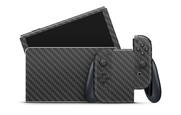 Nintendo Switch OLED Skin Carbon Fiber Supply