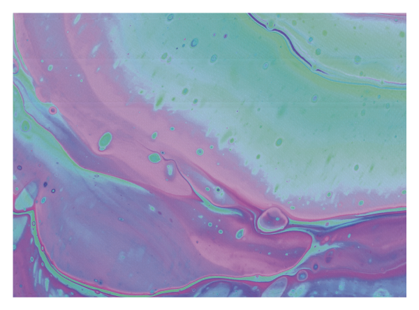 Abstract Paint Teal and Purple Online now