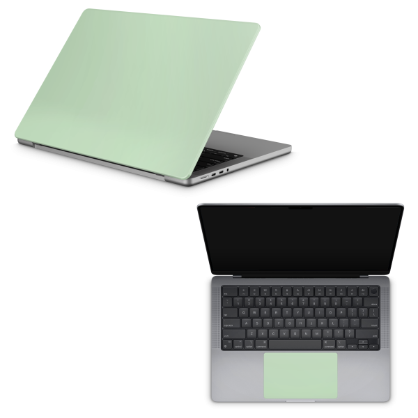 Apple MacBook Skin Pale Mint Supply - Image 5