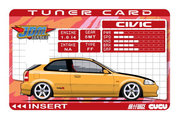 Tuner Card EK9 Civic (Y) Discount - Image 2