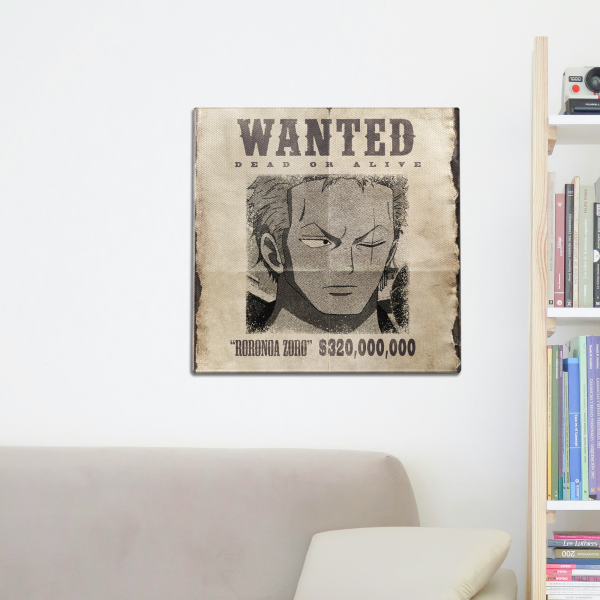 Wanted Zoro Wall Art Online now - Image 2