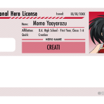 Hero License - Momo Yaoyorozu Sale - Image 5