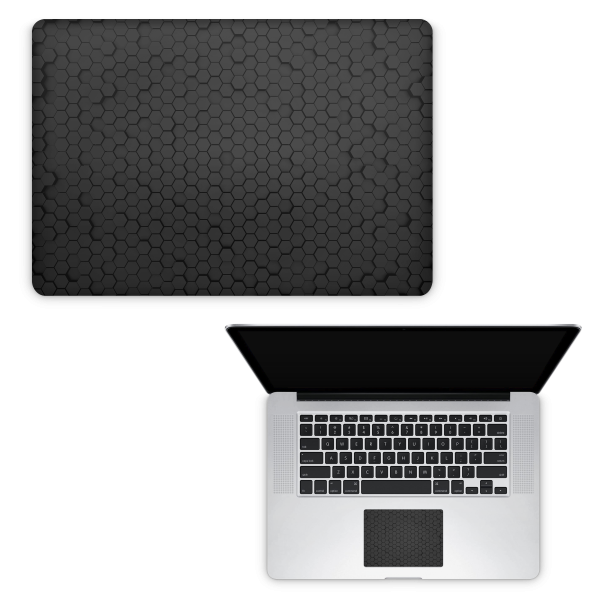 Apple MacBook Skin Dark Hex Fashion - Image 2