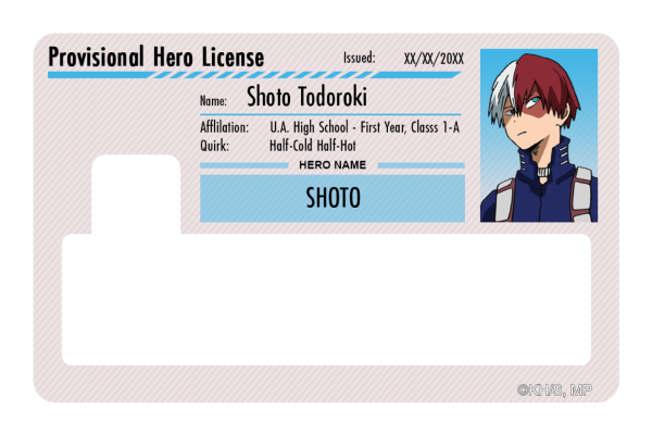 Hero License - Shoto Todoroki Fashion - Image 4