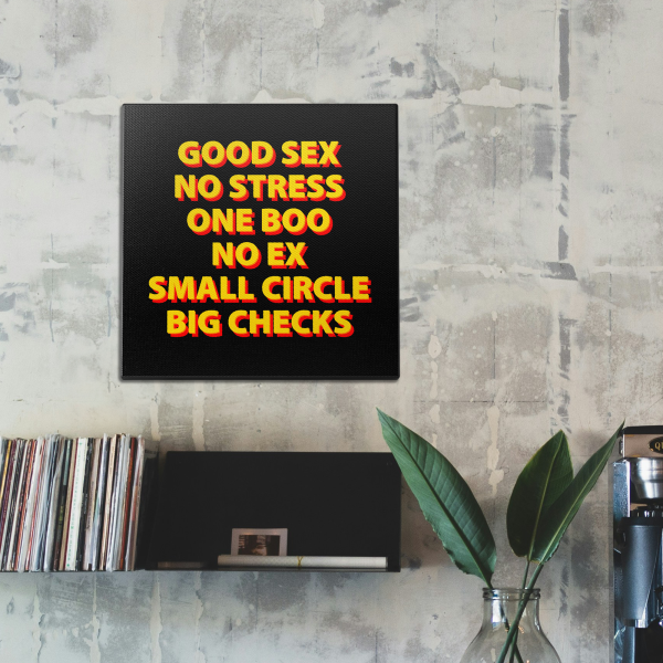 Good Sex No Stress Wall Art For Cheap - Image 2