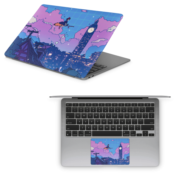 Apple MacBook Night Flight Skin Online Sale - Image 3