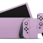 Nintendo Switch OLED Skin Soft Lilac Hot on Sale