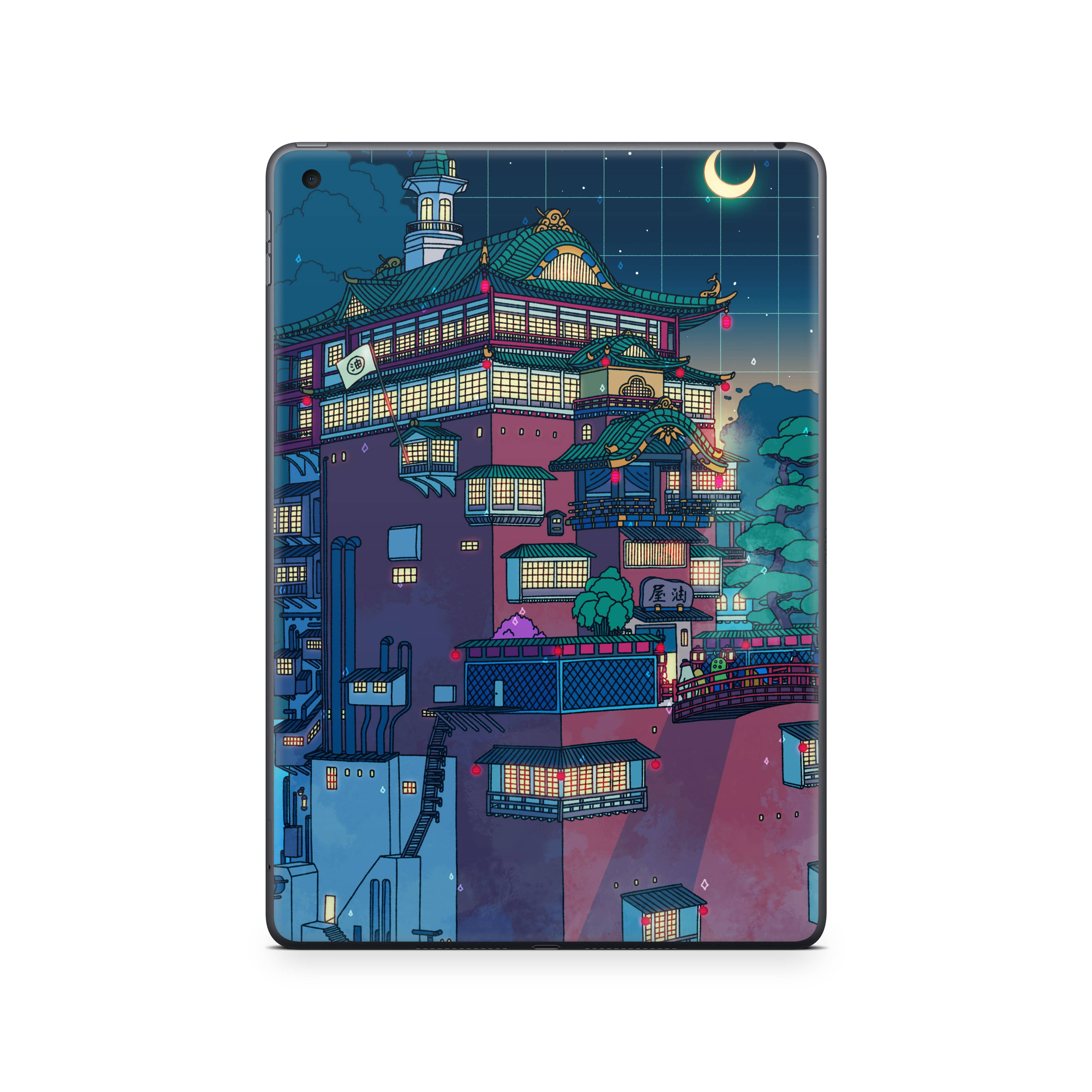 Apple iPad Bathhouse Night Skin Online