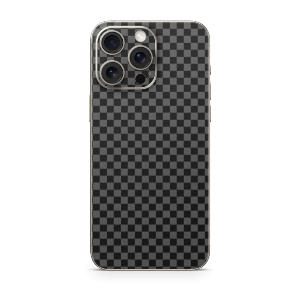 Apple iPhone Checkers black Skin For Discount - Image 3