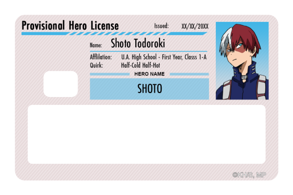 Hero License - Shoto Todoroki Fashion - Image 5