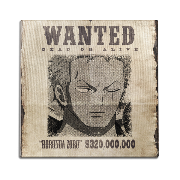Wanted Zoro Wall Art Online now