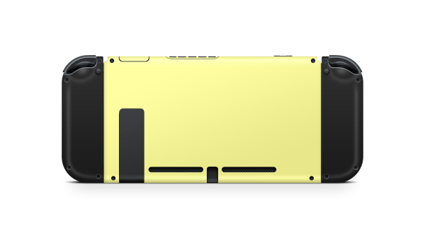 Nintendo Switch 2017 Skin Pale Yellow Fashion - Image 3