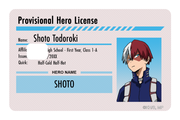 Hero License - Shoto Todoroki Fashion - Image 2