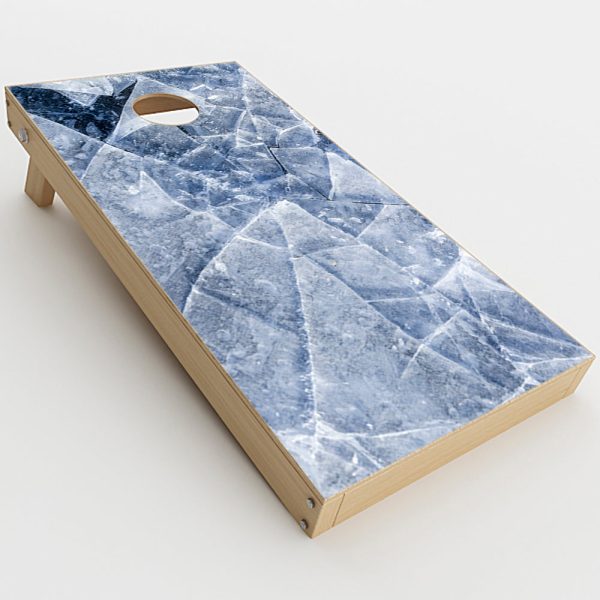 Cracking Shattered Ice  Cornhole Game Board (2 pcs.) Skin Fashion
