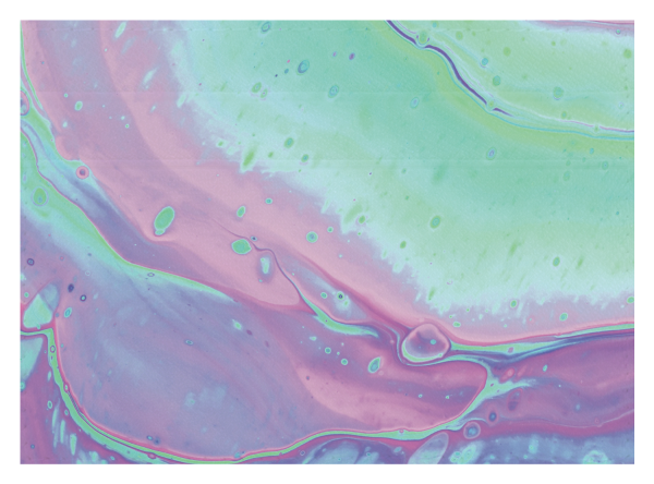 Abstract Paint Teal and Purple Online now - Image 4