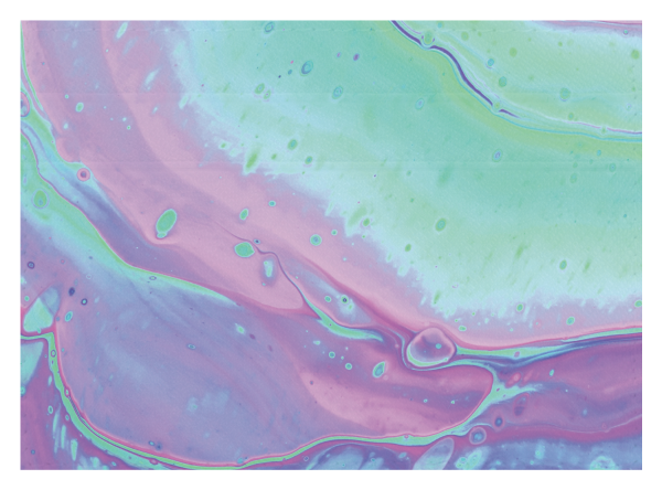 Abstract Paint Teal and Purple Online now - Image 5