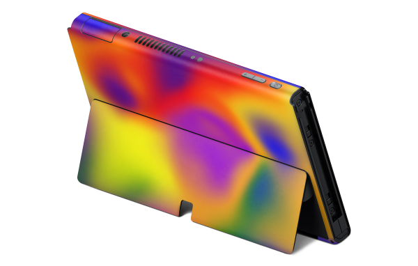 Nintendo Switch OLED Skin rainbow burst For Discount - Image 2
