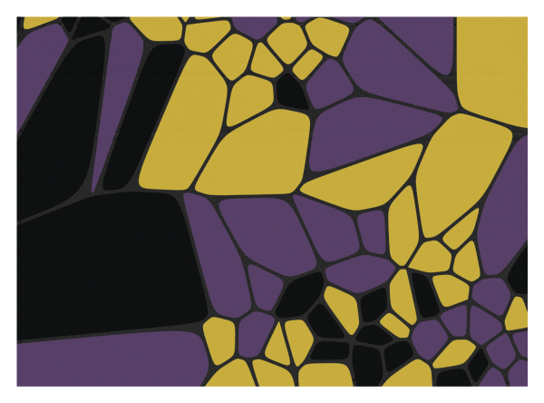 Purple and Yellow Stones Supply