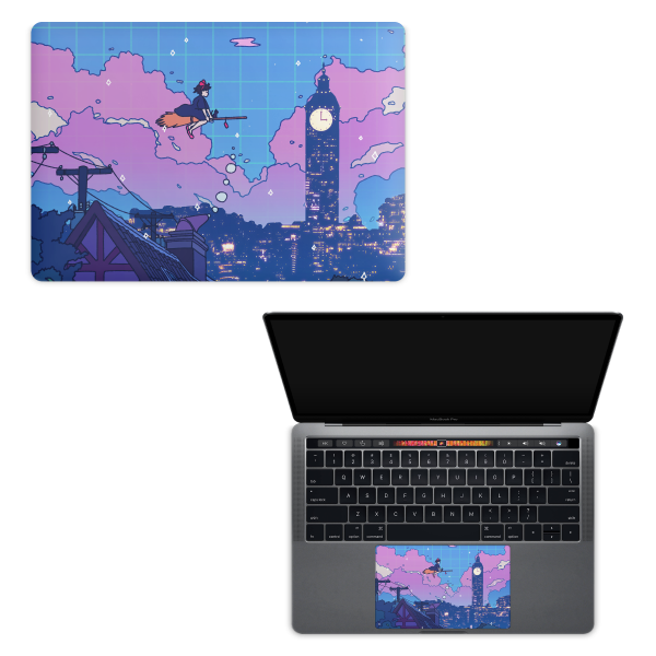 Apple MacBook Night Flight Skin Online Sale - Image 5