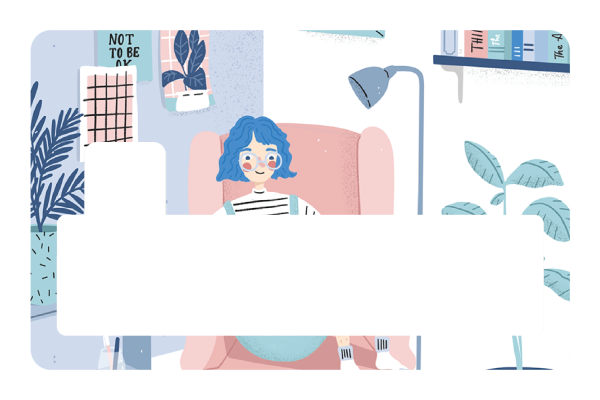 Girl Reading Online - Image 2