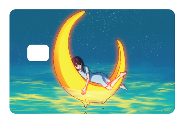 Girl on the Moon Hot on Sale - Image 3
