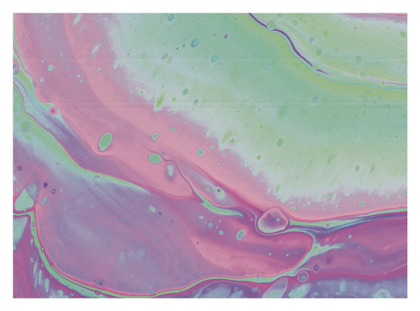 Abstract Paint Teal and Purple Online now - Image 2