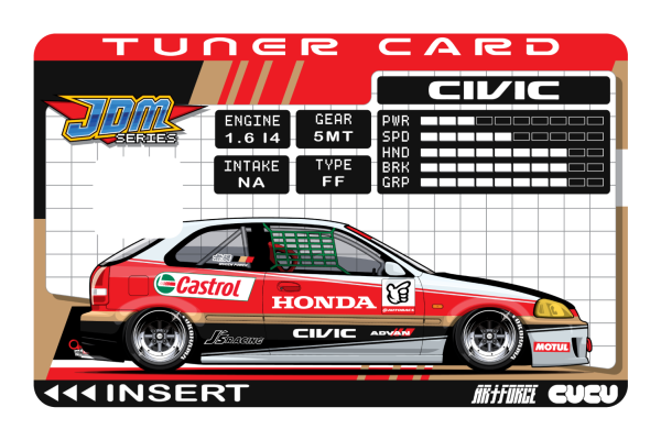 Tuner Card EK9 Civic (W) Discount - Image 2