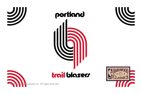 Portland Trailblazers: Throwback Hardwood Classics Supply