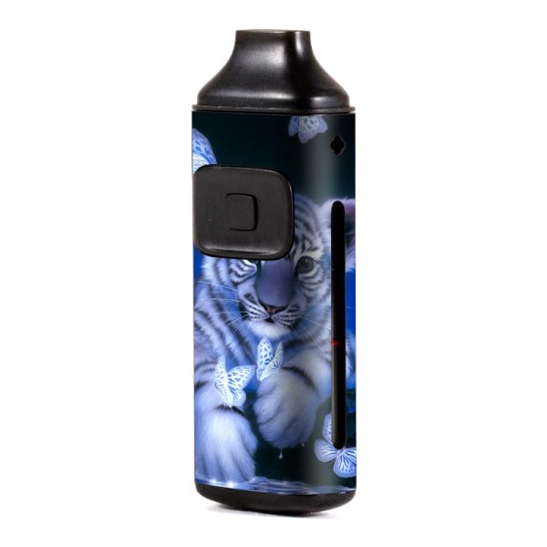 Cute White Tiger Cub Butterflies Breeze Aspire Skin Online Hot Sale